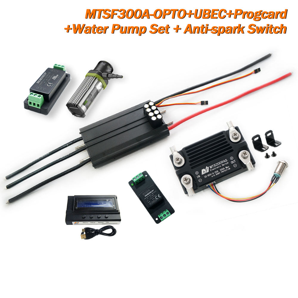 In Stock Maytech 300A OPTO ESC with Water-cooling Aluminum Case Controller for Esurf/Efoil/Hydrofoil