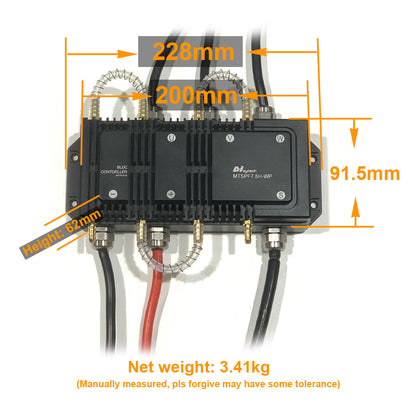 In Stock IP68 Waterproof 300A 75V VESC for Electric Hydrofoil Efoil Speed Controller MTSPF7.5H-WP