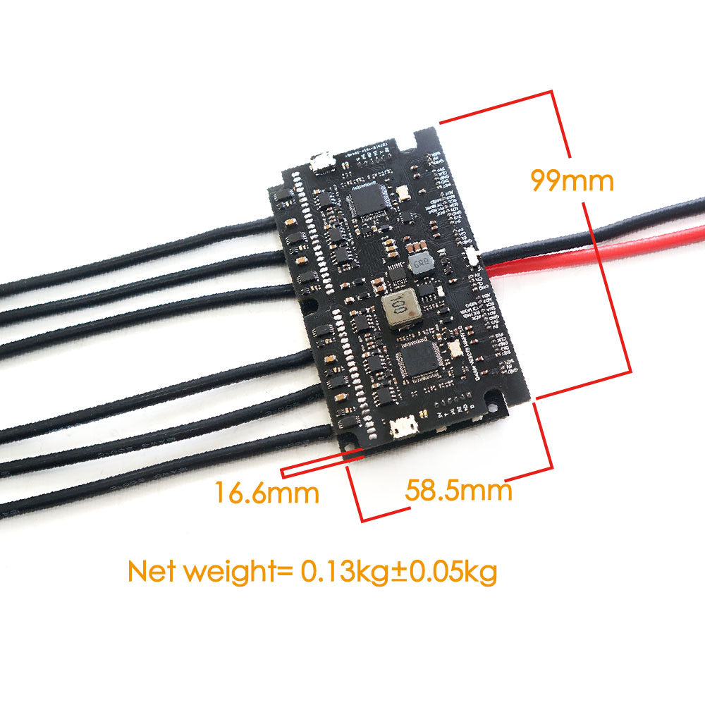 MTSPF7.5D Dual 50A VESCTOOL Compatible SuperESC Based on V75_300 Speed Controller