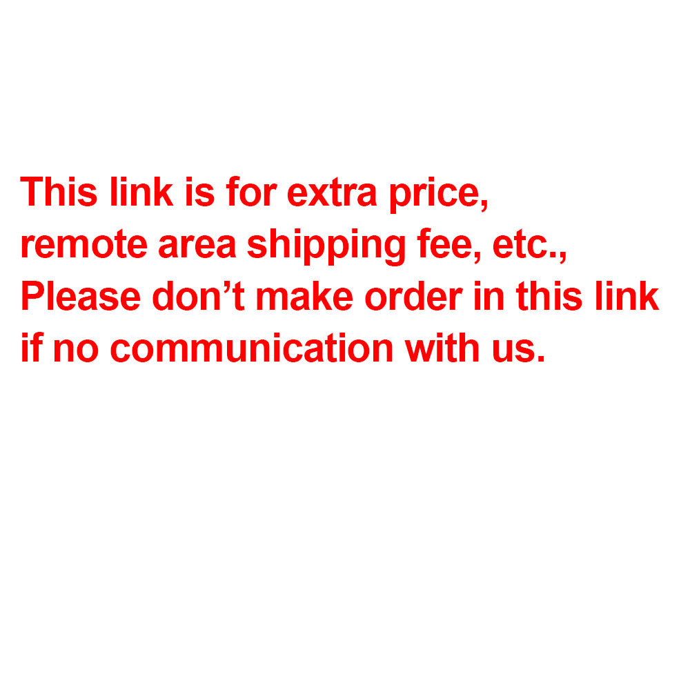 Make-up link for remote area shipping, price, etc.,